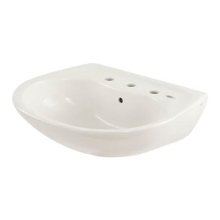 Toto Supreme  8" Centers CEFIONTECT Lavatory Sink, Cotton White LT241.8G-01